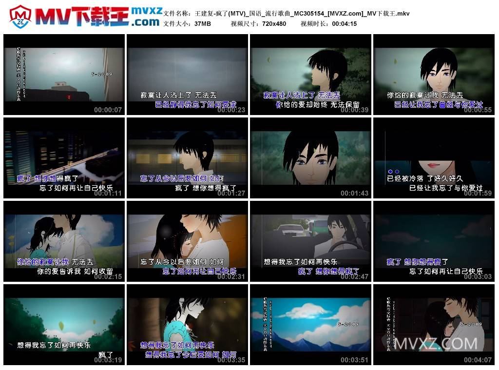 王建复-疯了(MTV)_国语_流行歌曲_MC305154